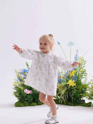 Bunny Bouquet Ruffle Dress