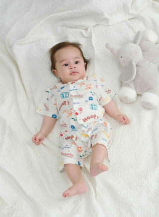 Little Blessing Short-sleeved Growsuit