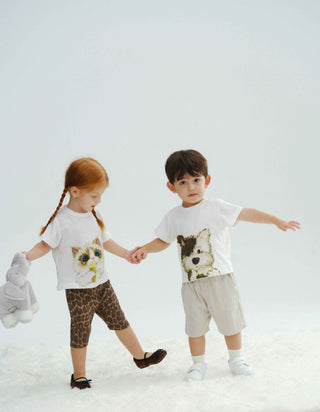 Dog Pattern T-shirt