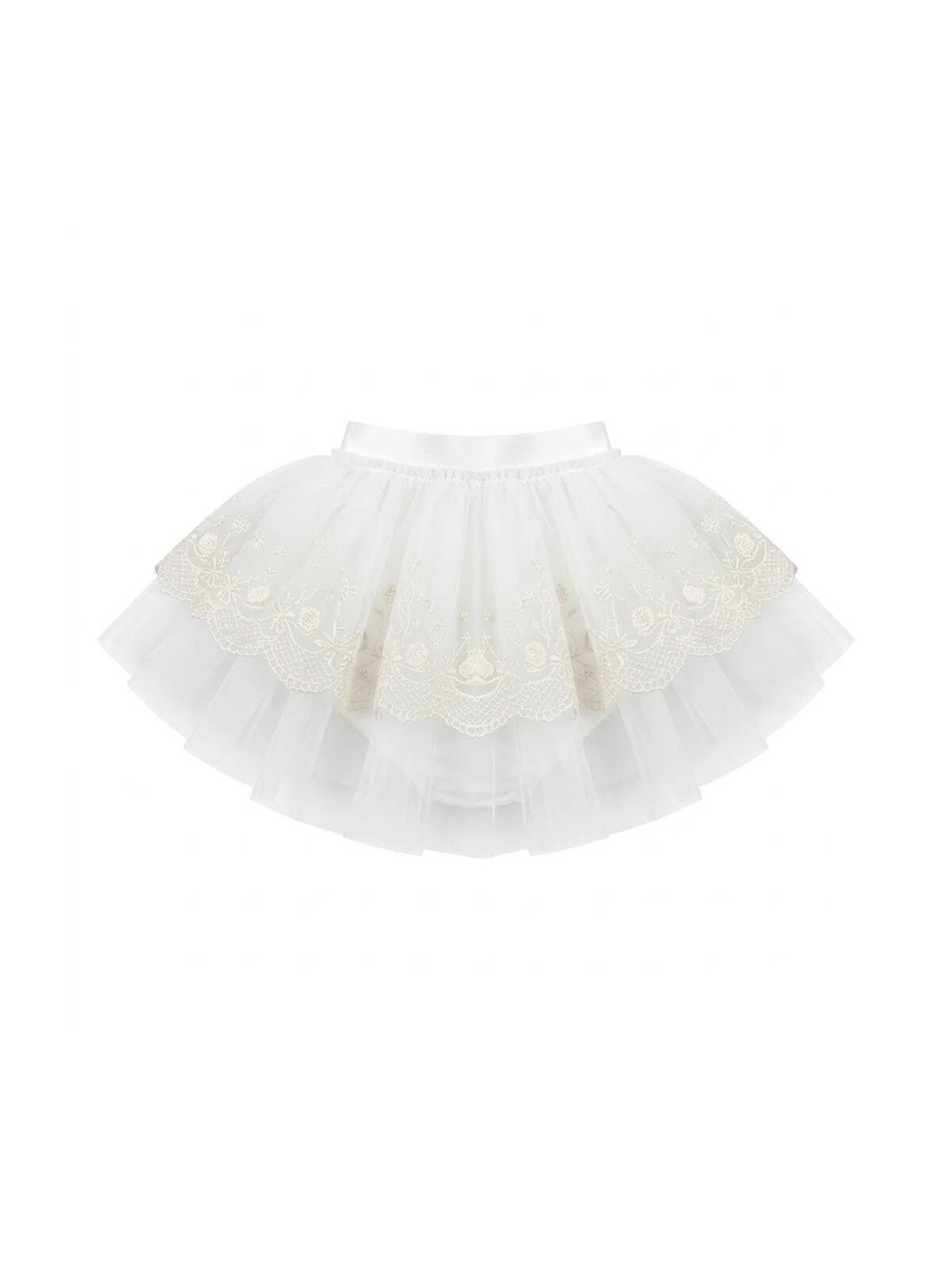 Ode Reverie Laced Tulle Skirt