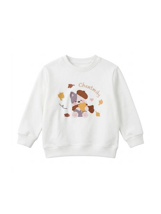 Autumn Puppy Cotton Sweatshirt