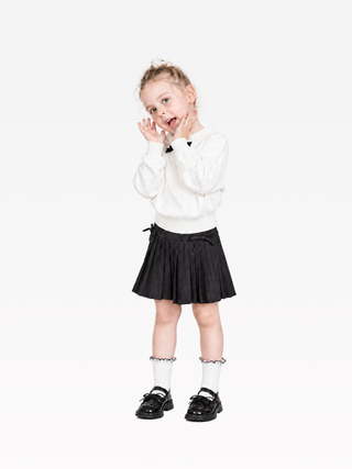 Peter-pan collar Knit Set