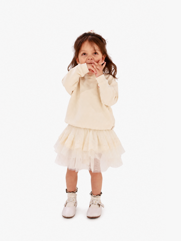 Ode Reverie Laced Tulle Skirt