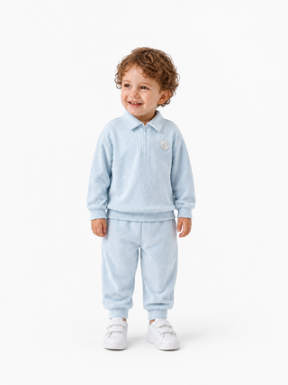 Signature Long-sleeve Polo Set