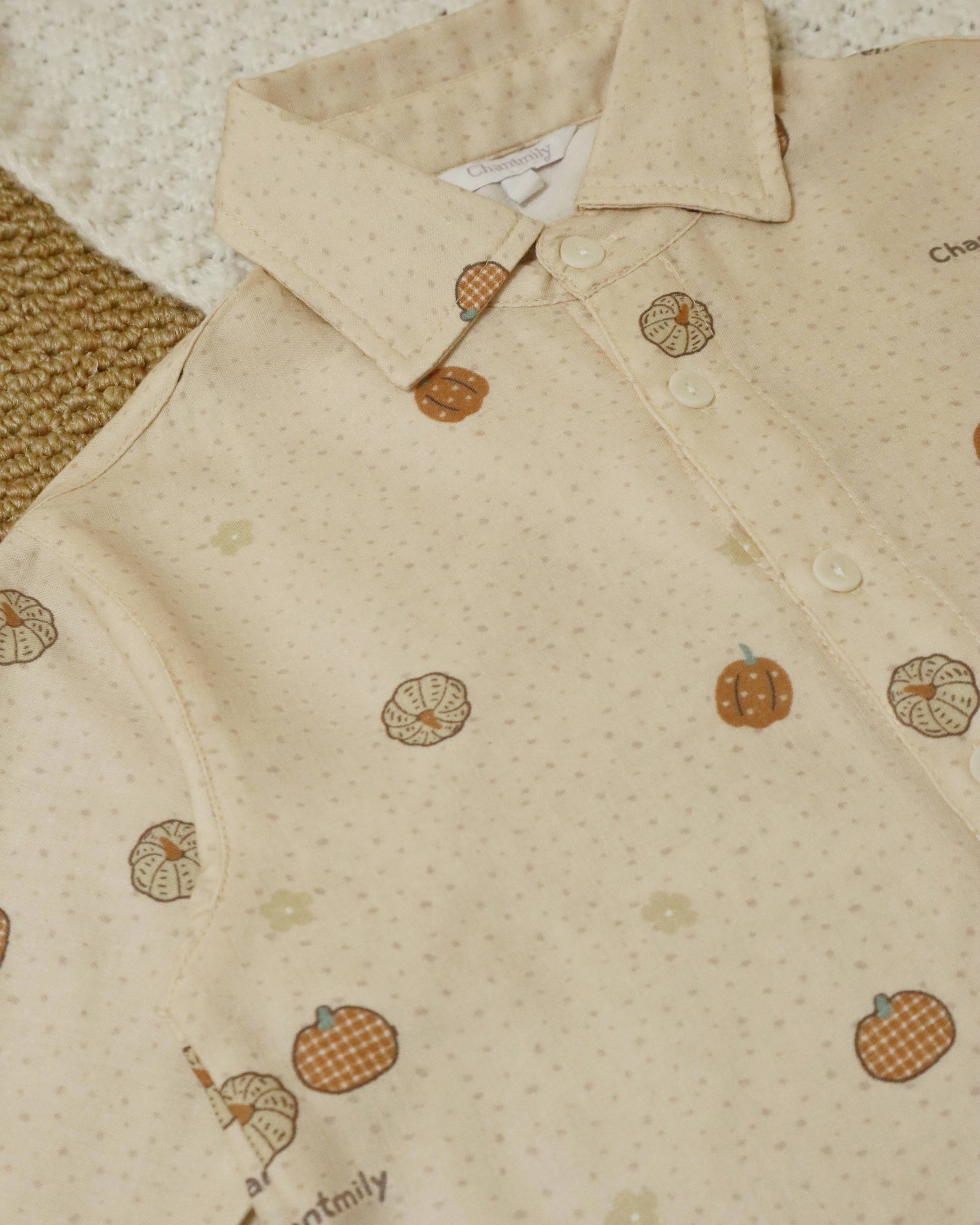 Pumpkin Long Sleeve Shirt - Chantmily