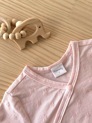 Little Breeze Star Bodysuit in Pink