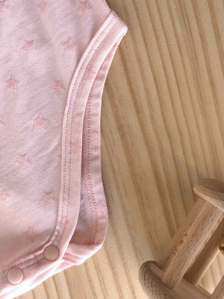 Little Breeze Star Bodysuit in Pink