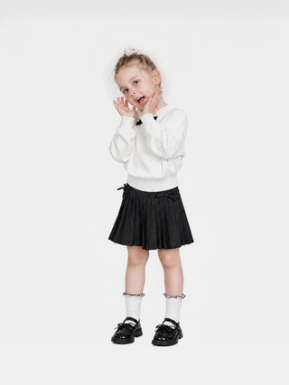 Peter-pan collar Knit Set