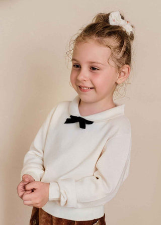Peter-pan collar Knit Set