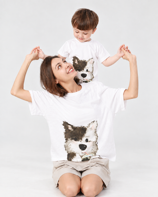 Dog Pattern T-shirt
