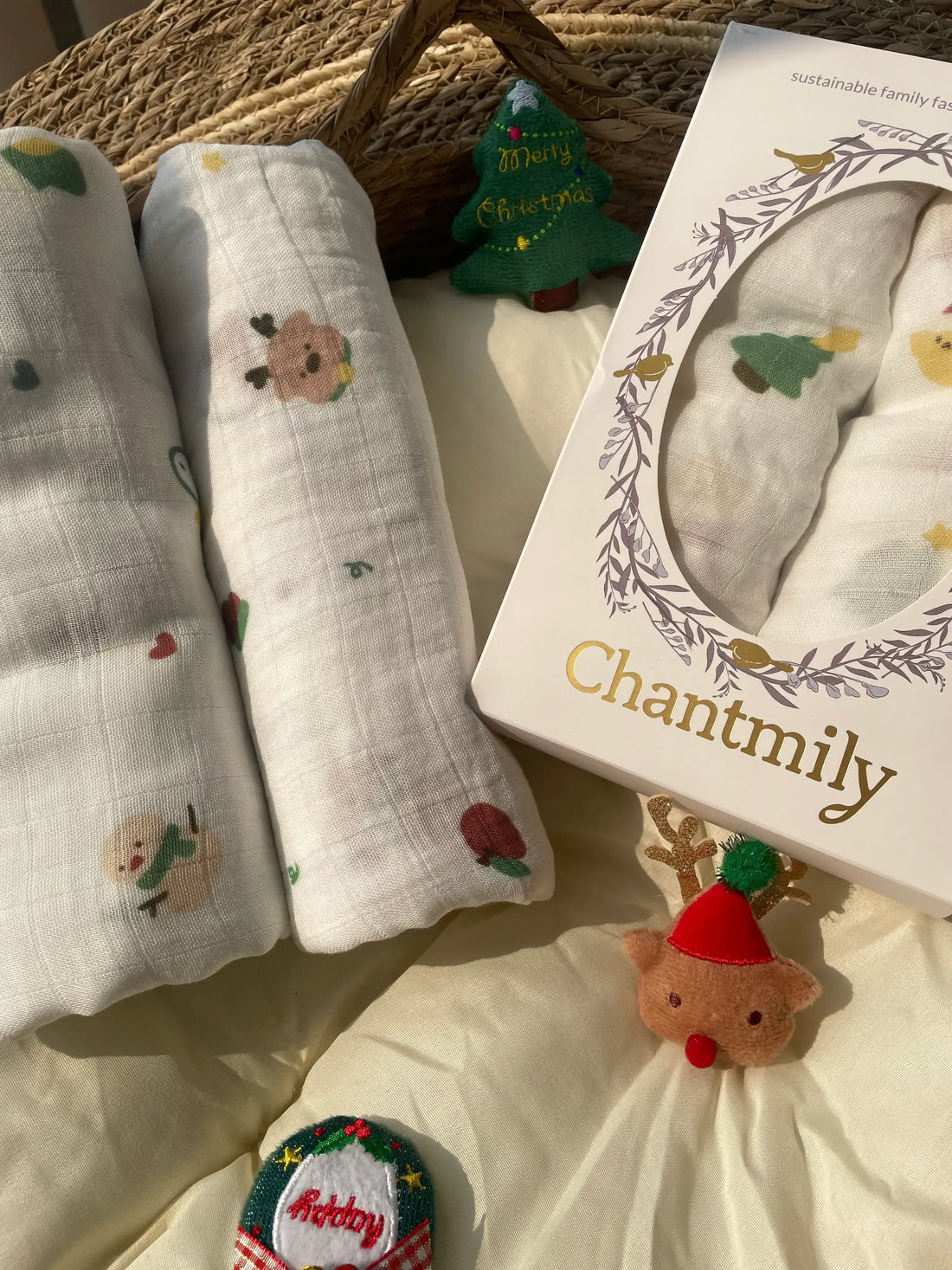 Christmas Bamboo Cotton Wrap Bundle