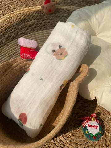 Christmas Bamboo Cotton Wrap Bundle