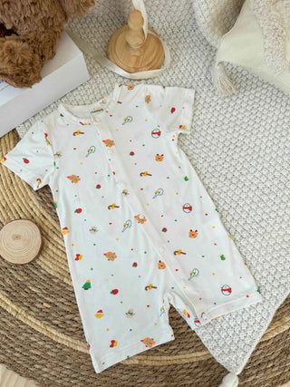 Christmas Short-sleeved Growsuit