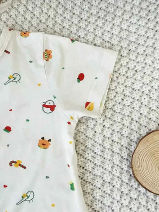 Christmas Short-sleeved Growsuit