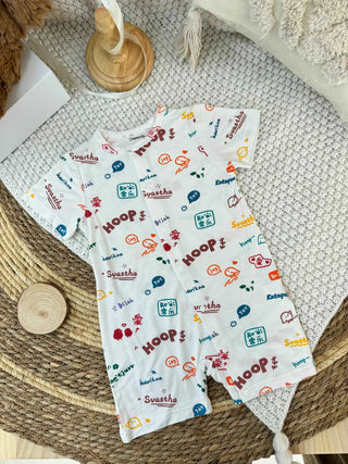 Little Blessing Short-sleeved Growsuit