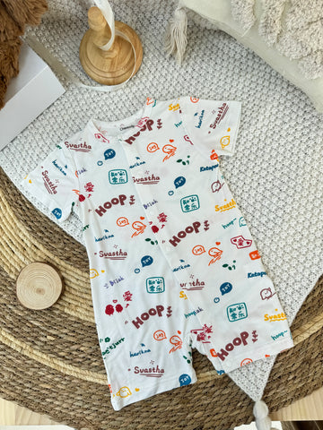 Little Blessing Short-sleeved Growsuit