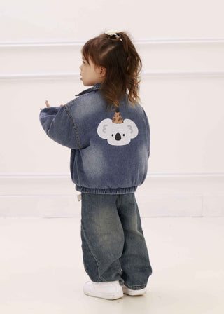 Koala Puffy Denim Jacket
