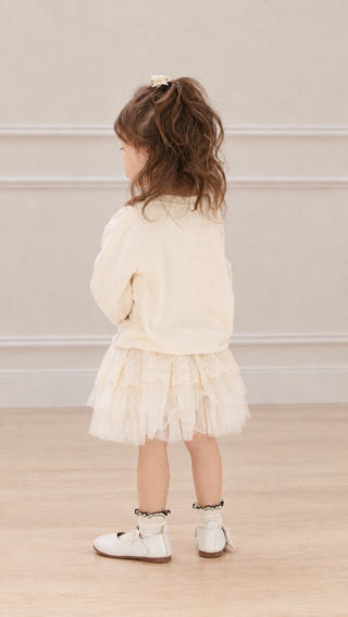 Ode Reverie Laced Tulle Skirt