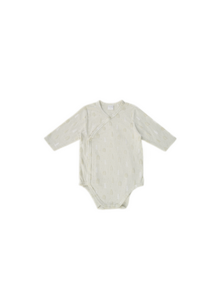 Little Breeze Forest Long Sleeve Wrap Bodysuit