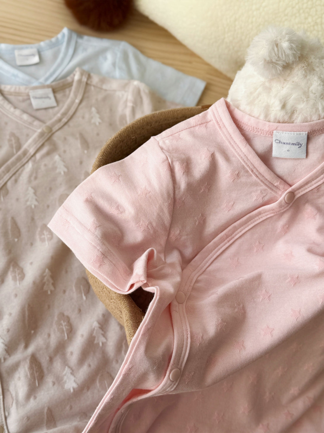 Little Breeze Star Bodysuit in Pink