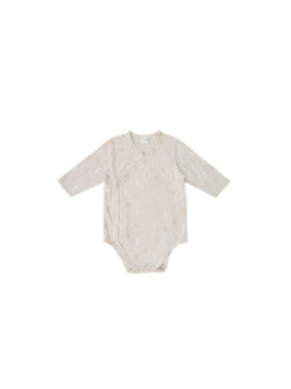 Little Breeze Forest Long Sleeve Wrap Bodysuit