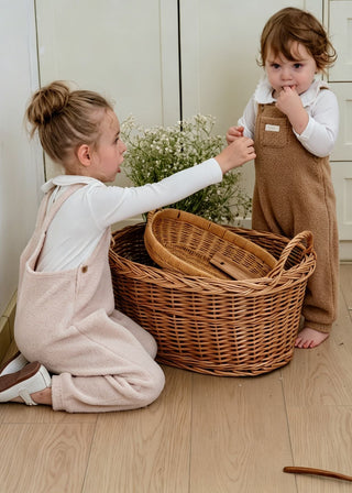 Milky Roar Faux Shearling Overalls