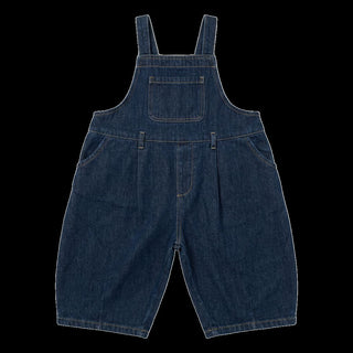 Navy Harem Denim Overalls