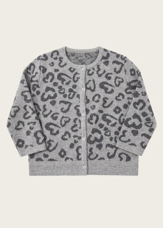 Milky Roar Leopard Knit Cardigan