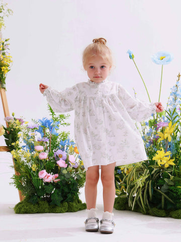 Bunny Bouquet Ruffle Dress