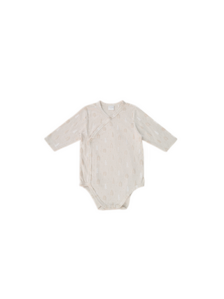 Little Breeze Forest Long Sleeve Wrap Bodysuit